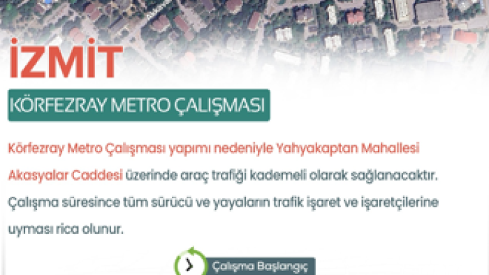 Yahyakaptan’ta trafik düzenlemesi